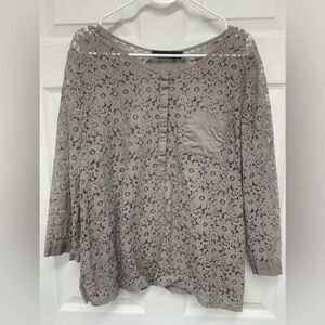 The Limited lace 3/4 sleeve top sz XL